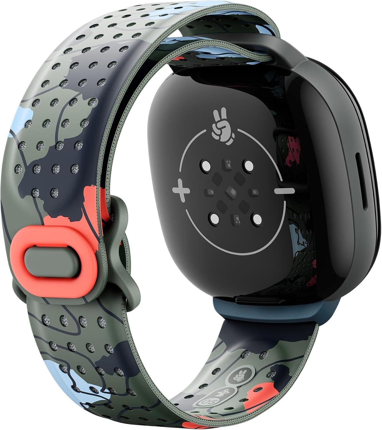 image:imageGoogle Fitbit Ace LTE Band Kids Smartwatch Band Water Resistant One Size Fits All Camp NightmareCamp Nightmare