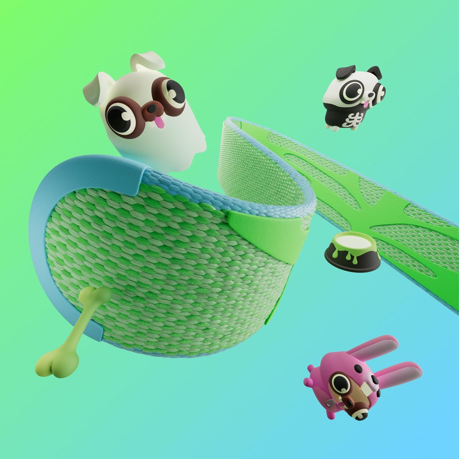 image:imageGoogle Fitbit Ace LTE Band Kids Smartwatch Band Water Resistant One Size Fits All Strange ArcadeSpooky Pugs