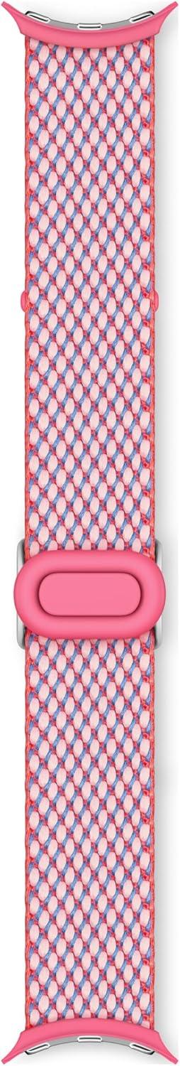 image:imageGoogle Pixel Watch Woven Band Coral One SizePeony