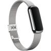 image:imageFitbit Luxe Platinum Stainless Steel Mesh Accessory Band Official Fitbit Product One Size