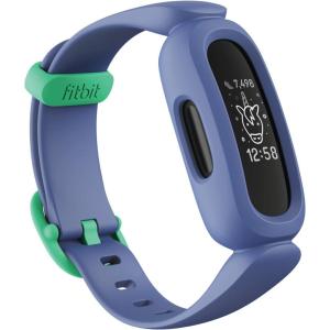Fitbit Ace 3 Activity-Tracker for Kids 6+ One Size, Black/Racer Red(Blue Astro Green)