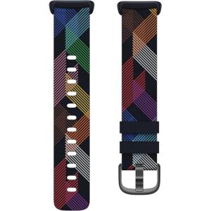 Fitbit Charge 5 Woven Band,Prism Pride,Large(Band)
