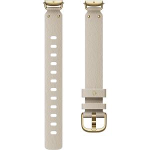 Fitbit Luxe,Leather Alternative Band,Pearl,Small