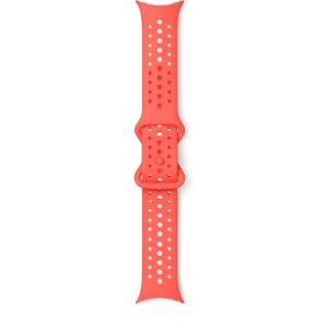 Google Pixel Watch Active Sport Band – Only Compatible with The 45mm Pixel Watch 3 – Moondust – Small(Coral)