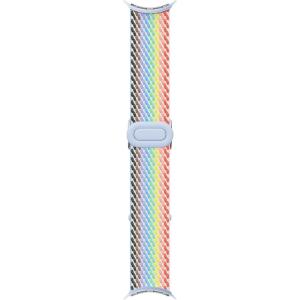 Google Pixel Watch Active Sport Band – Only Compatible with The 45mm Pixel Watch 3 – Moondust – Small(Pride – Rainbow)