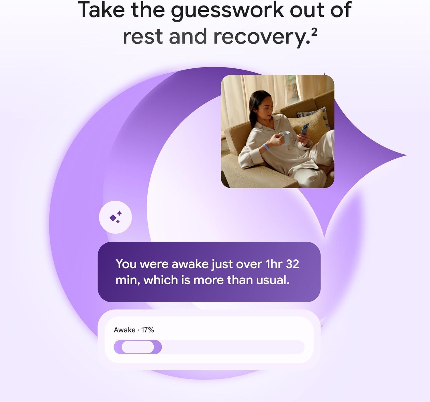 image:imageGoogle Fitbit Air Screenless Activity Tracker with Fitness Heart Rate and Sleep Tracking Personalized AIPowered Coaching Up to 7 Days Battery Life Works with iOS and Android BerryBerry