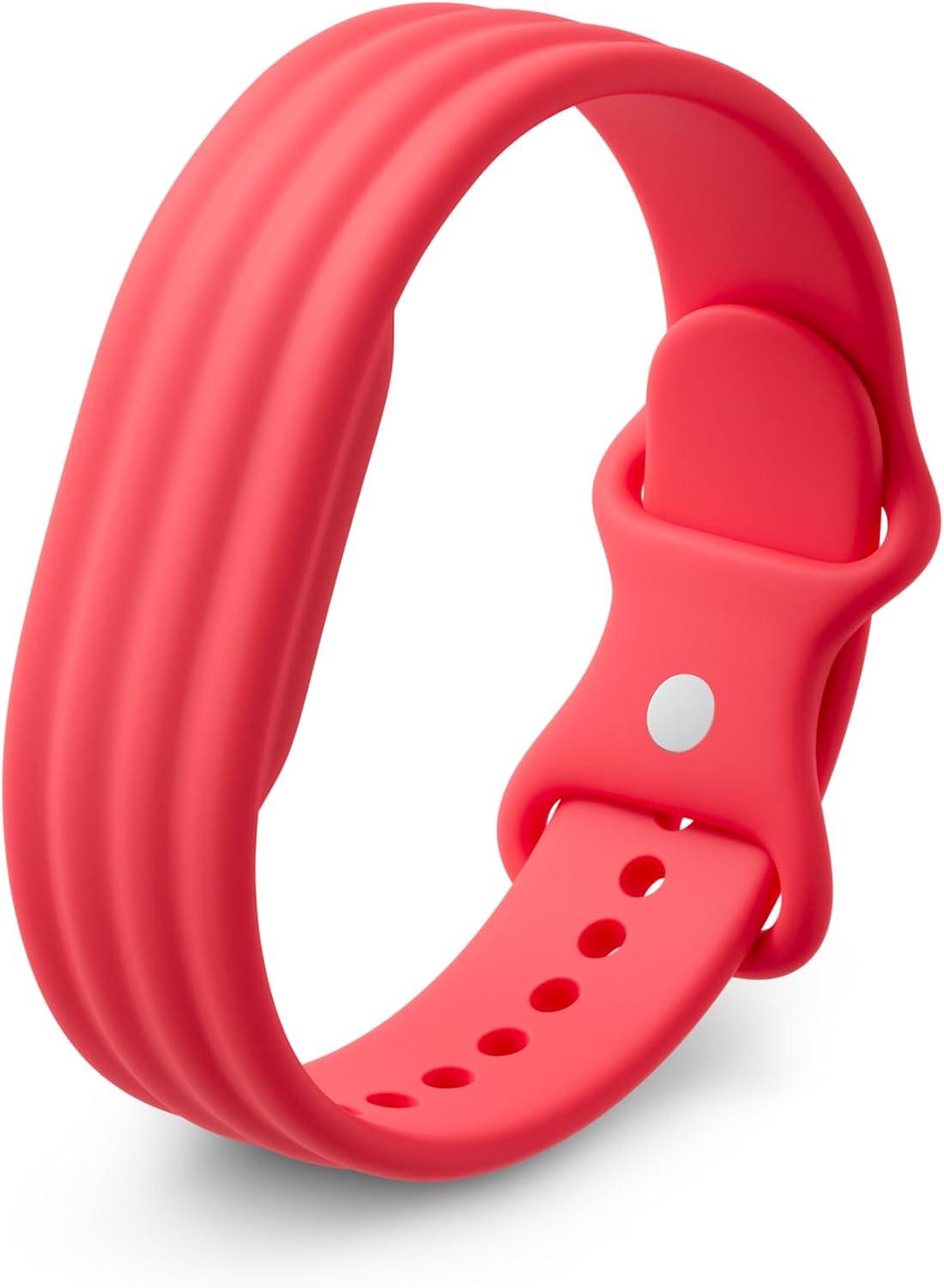 image:imageGoogle Fitbit Air Active Band WorkoutFriendly Silicone Band Only Compatible with Fitbit Air Berry SmallBerry
